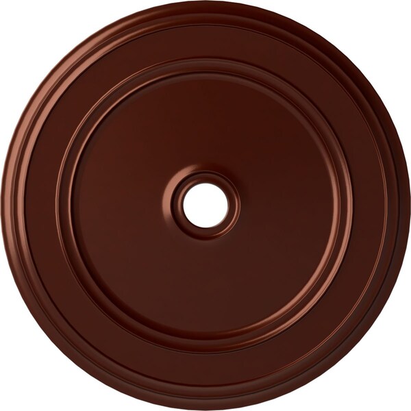 Ekena Millwork Classic Ceiling Medallion (Fits Canopies up to 5 1/2"), 41 1/8"OD x 4"ID x 2 1/8"P, Antique Copper CM41CLACS - main